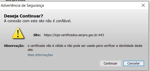 Etapa 3: Clique em continuar